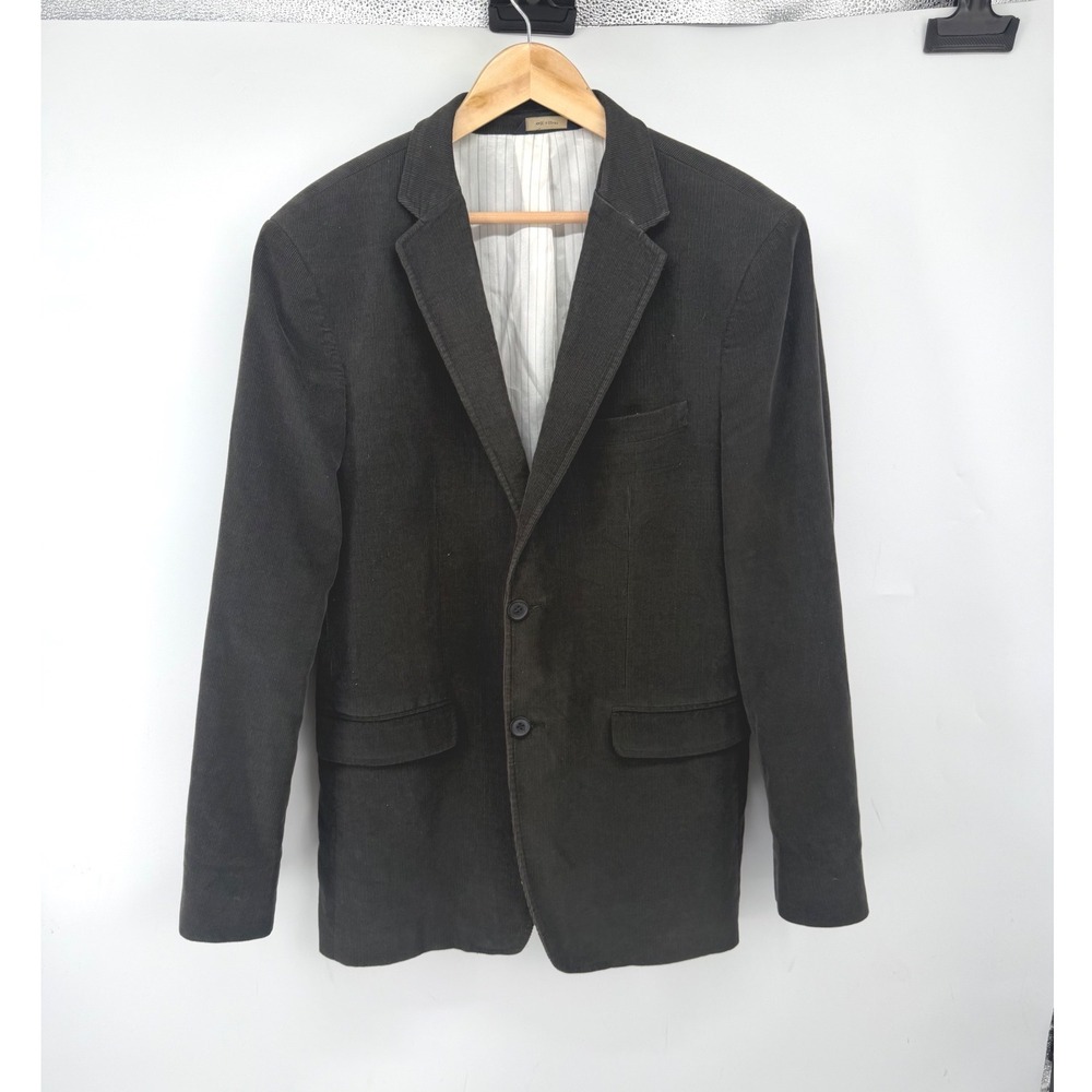 Banana Republic Mens 44R Chocolate Brown Cotton Corduroy Tailored Fit Blazer